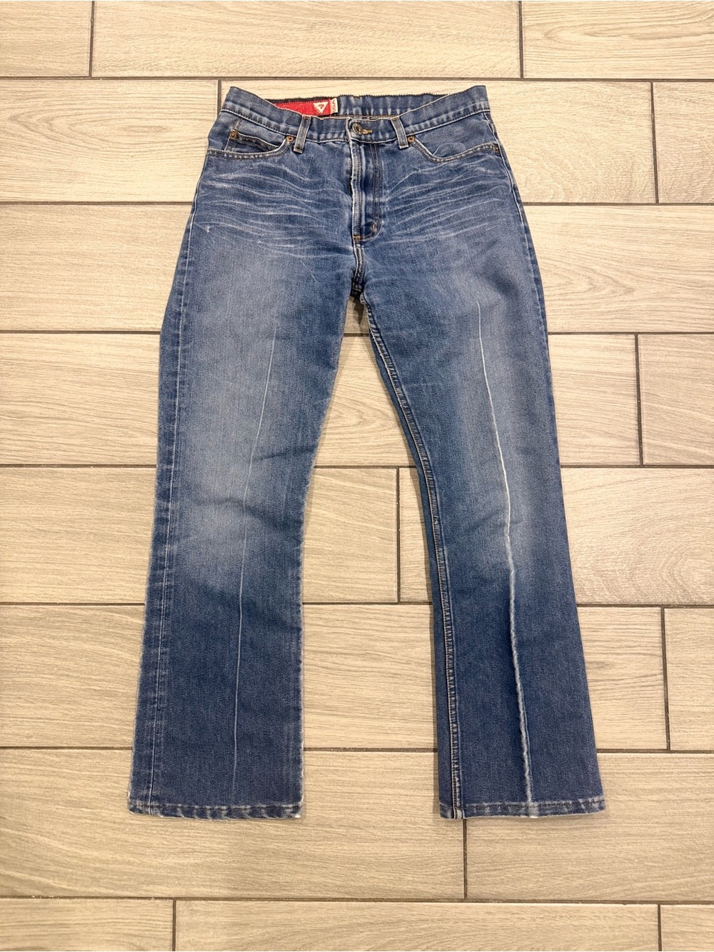 Guess Jeans Y2K Whiskered Flare Jeans – Size 29